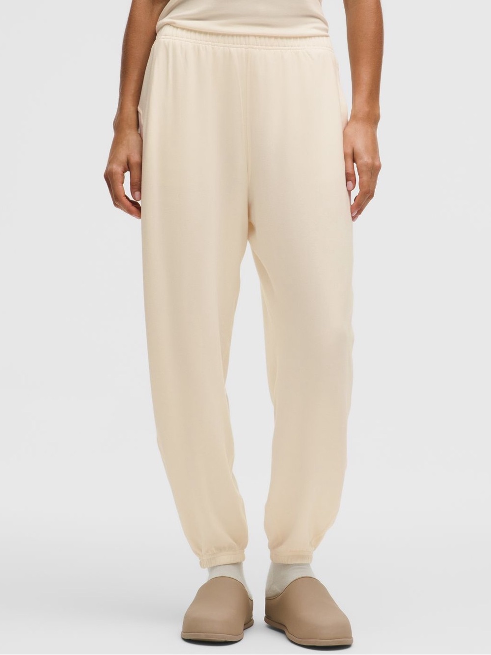 Lululemon BeCalm Oversized Mid-Rise Pant XL Coconut Ivory